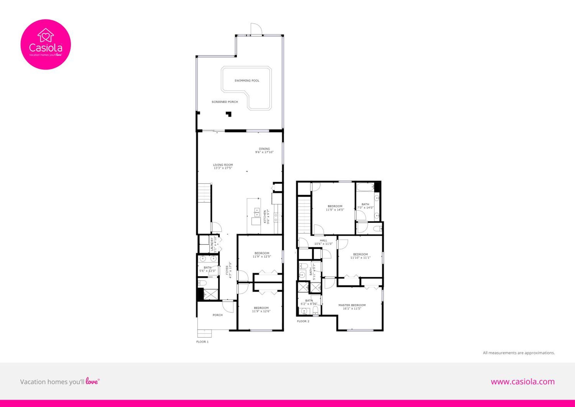 Beautiful Modern Home Wprivate Pool Near Wdw Kissimmee Bagian luar foto