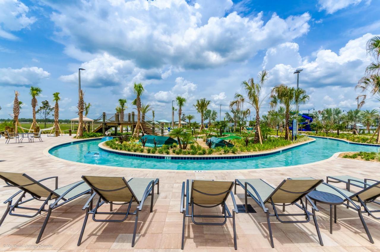 Beautiful Modern Home Wprivate Pool Near Wdw Kissimmee Bagian luar foto